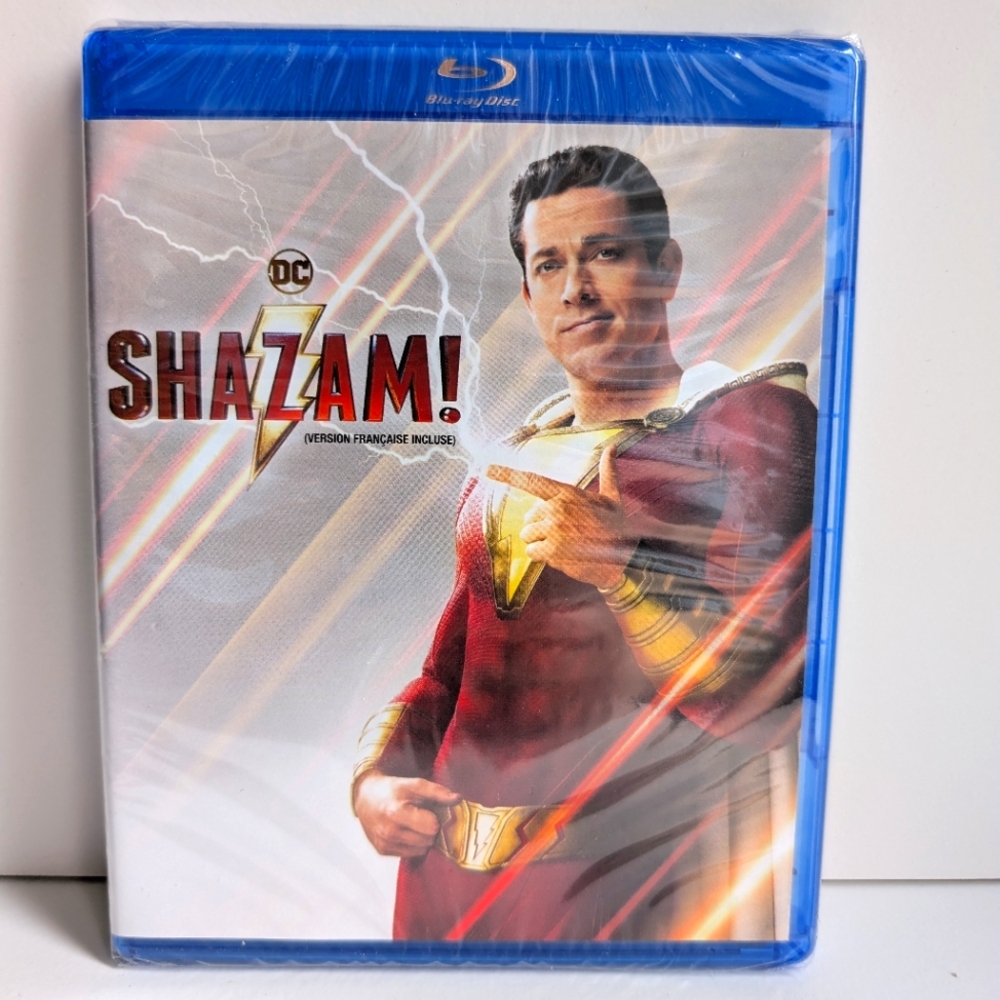 4/$20 DC SHAZAM Blu Ray - New Sealed